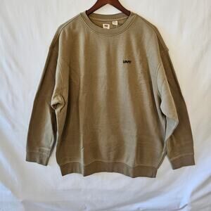 Levi's Men's Tan Crewneck Sweatshirt Relaxed 3XLT